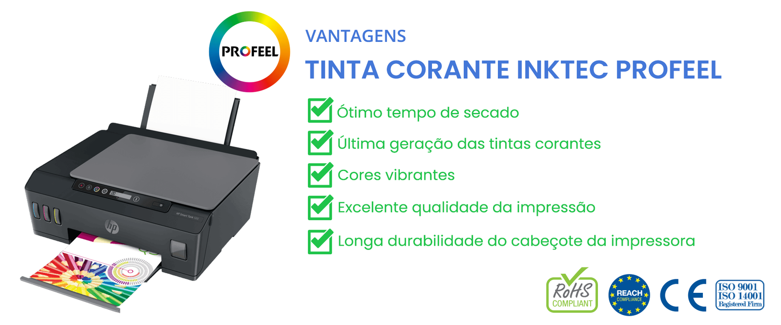 Tinta Pigmentada H8940 01 Litro Black - Inktec do Brasil - Tintas